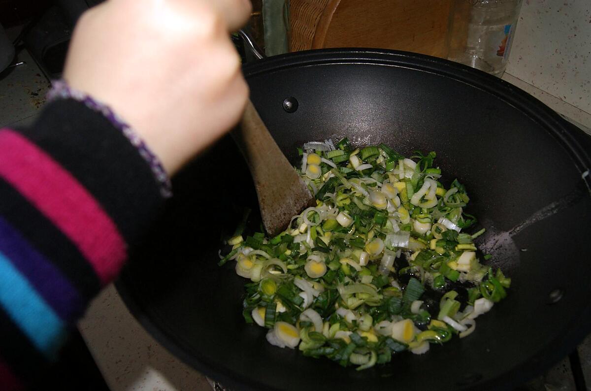 recette Joues de cabillaud braisées aux poireaux/champignons et sauce crémeuse