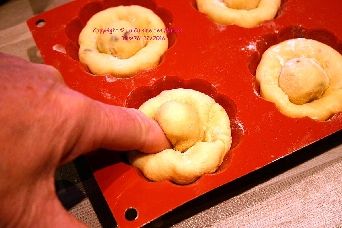 recette Petites Brioches à Têtes