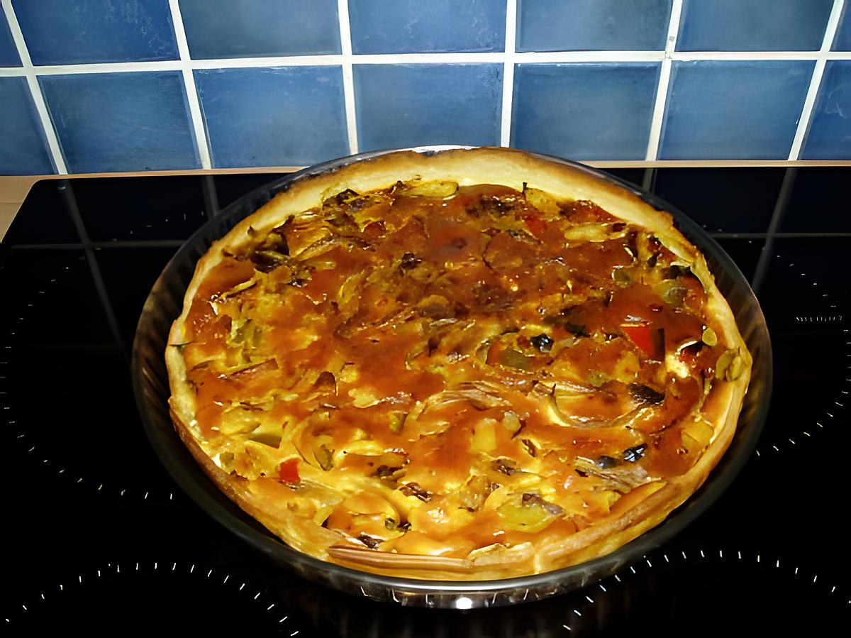 recette tarte au poivrons