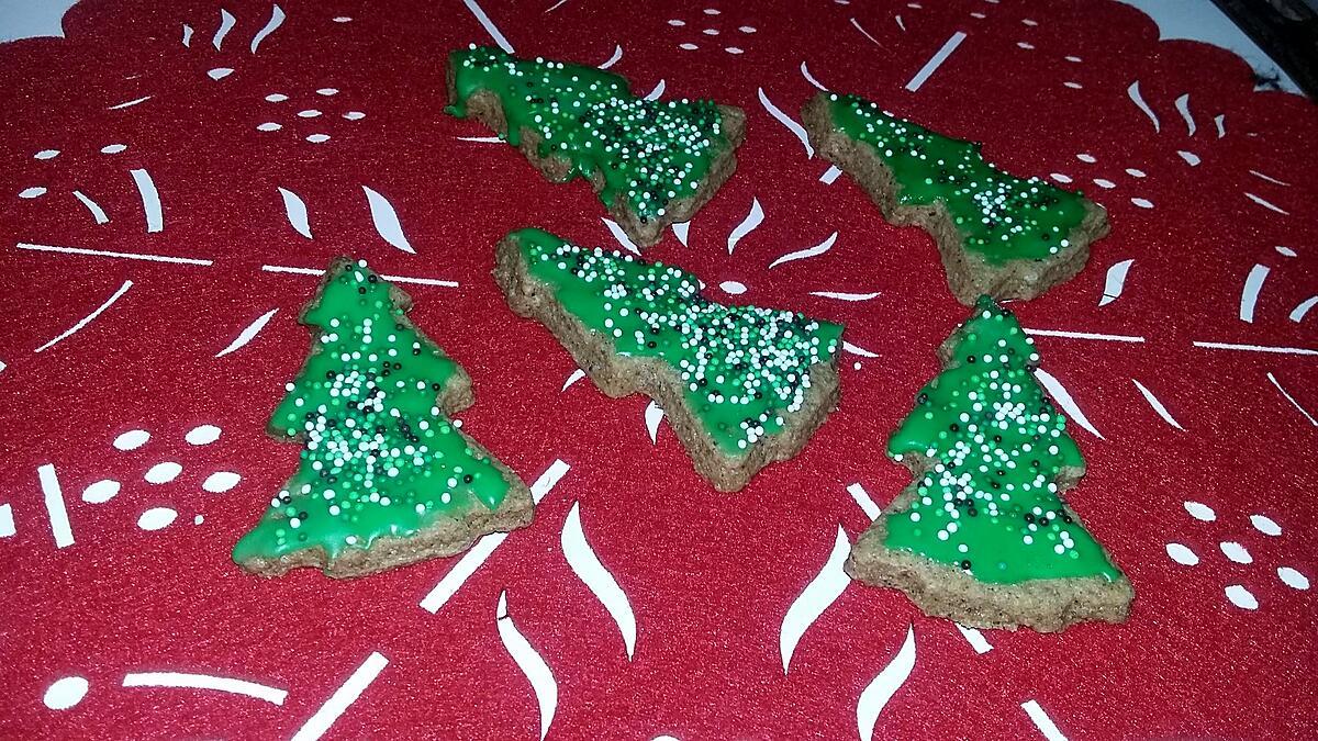 recette Sapin de Noël biscuits