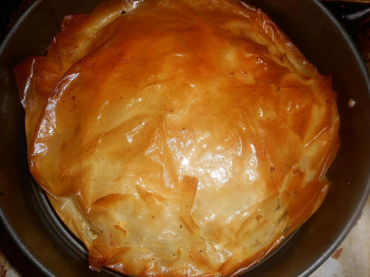 recette Tourte croustilllante au poulet