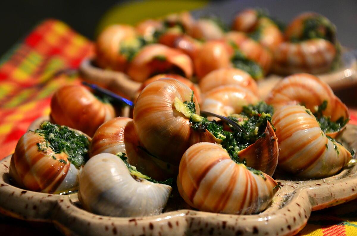 recette ESCARGOTS EN BEURRE AILLE DE MON ENFANCE