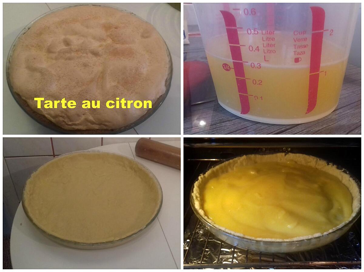 recette TARTE AU CITRON (recette de mamie Nanou)