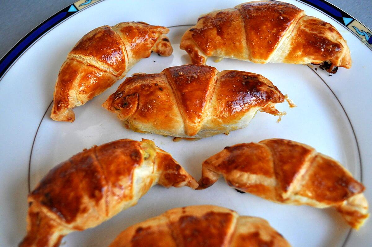 recette Croissants- Apéro-  Gourmands