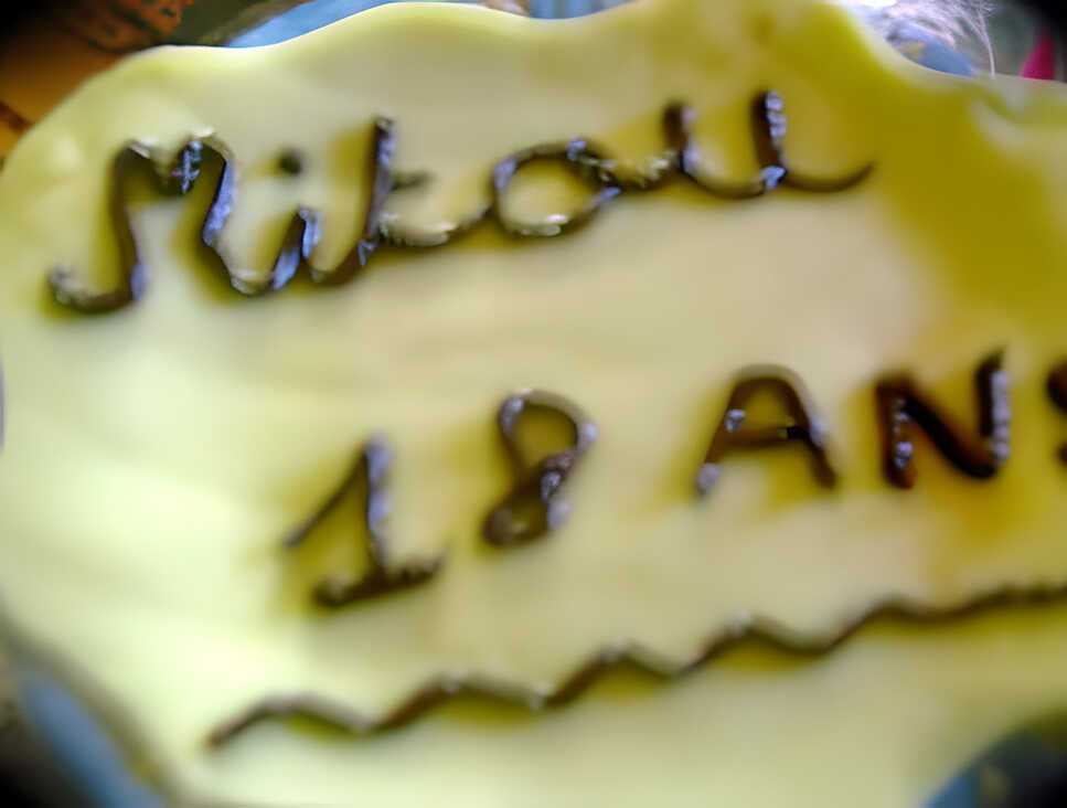 recette plaque en pate d'amandes pour gateau d'anniversaire