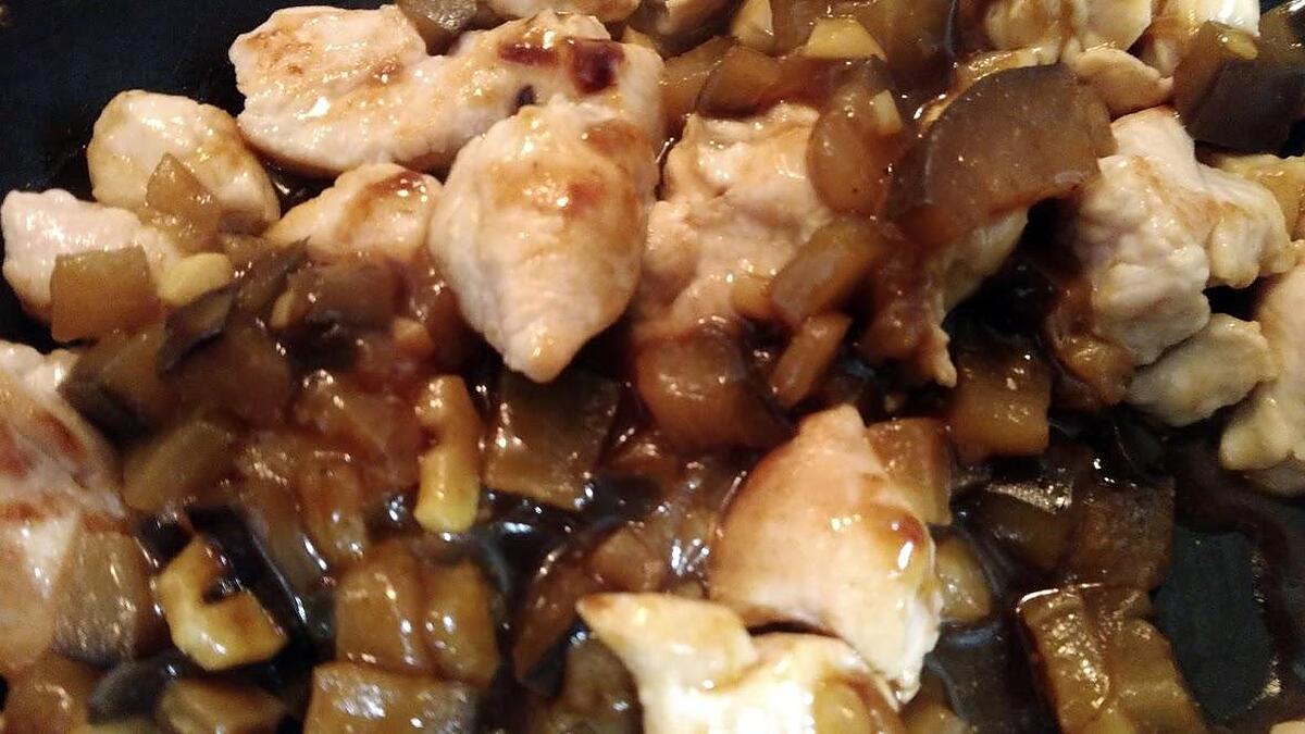 recette Poulet aubergines colombo anti_ cholestérol