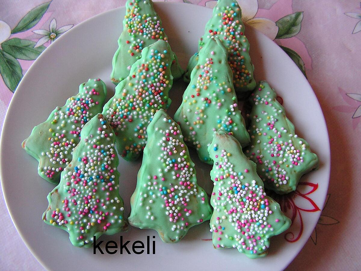 recette Sapins de Noël à la vanille