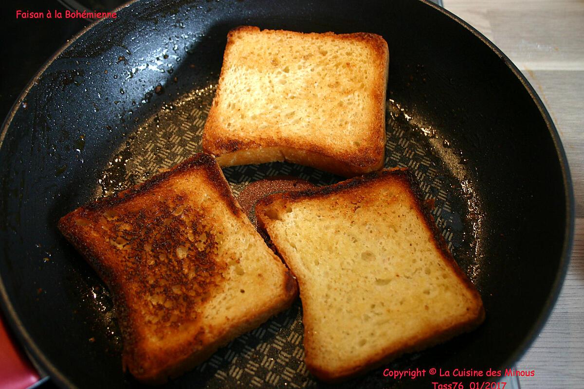 recette Faisans à la Bohémienne