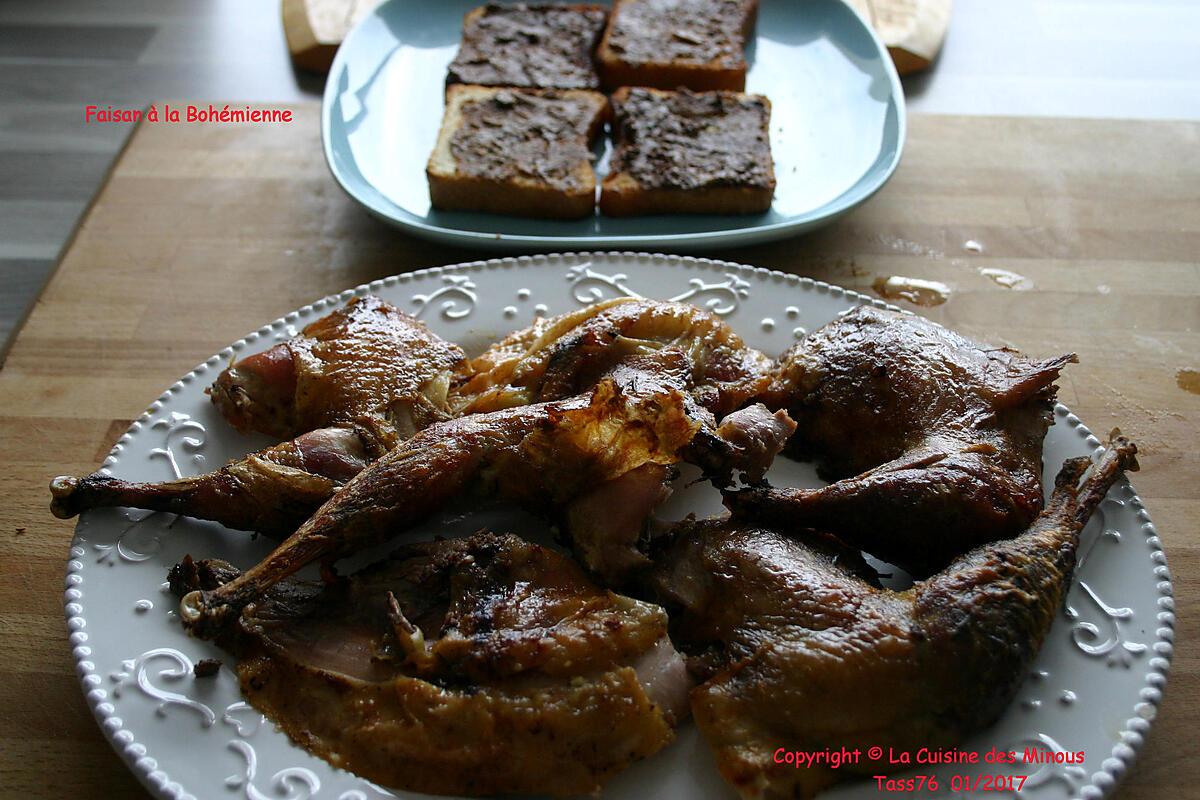 recette Faisans à la Bohémienne