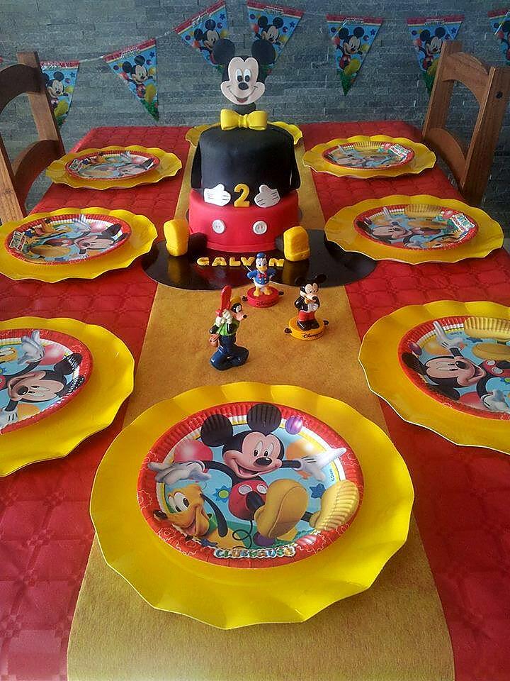 recette Notre gâteau d'anniversaire Mickey pour les 2 ans de notre fils