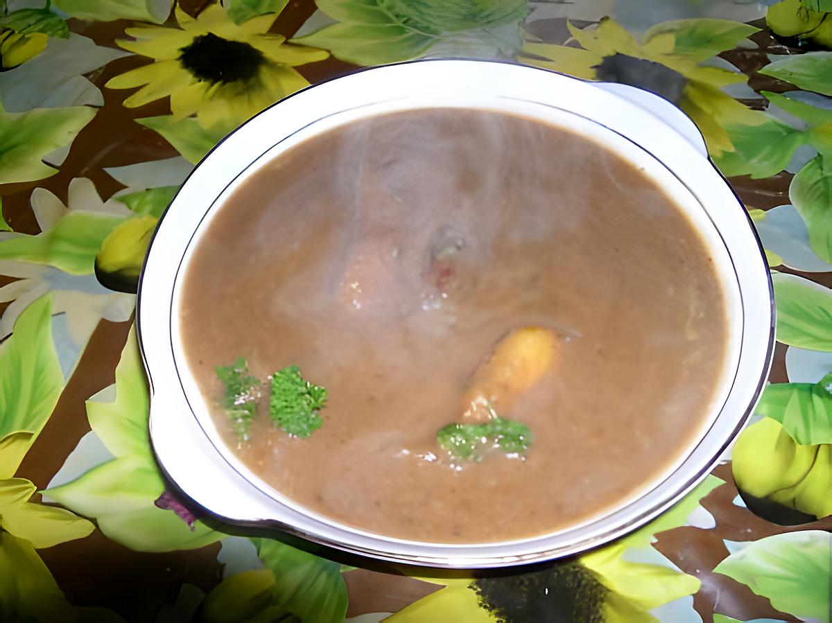 recette Soupe de marrons