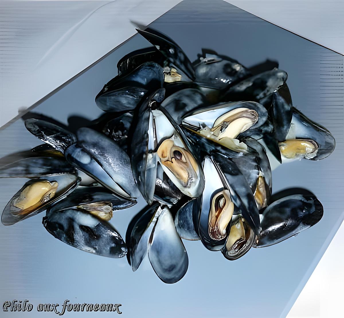 recette Moules au roquefort