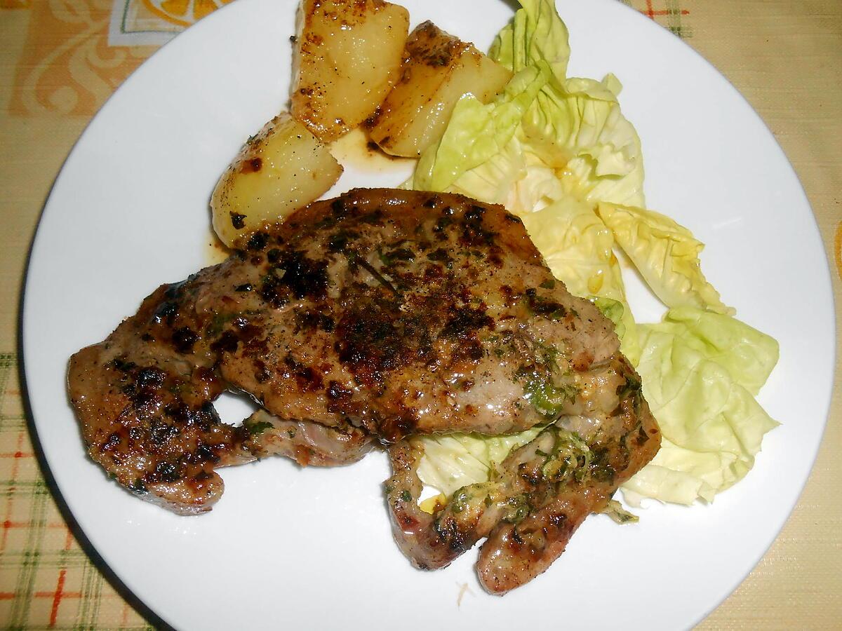 recette COTES D'AGNEAU MARINEES