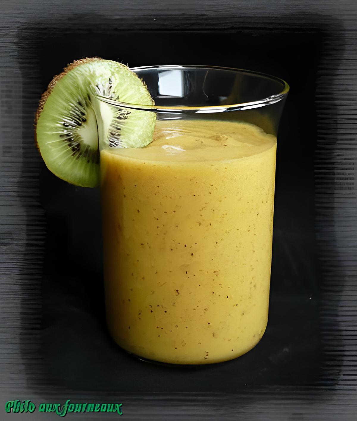 recette Smoothie à la mangue & au kiwi