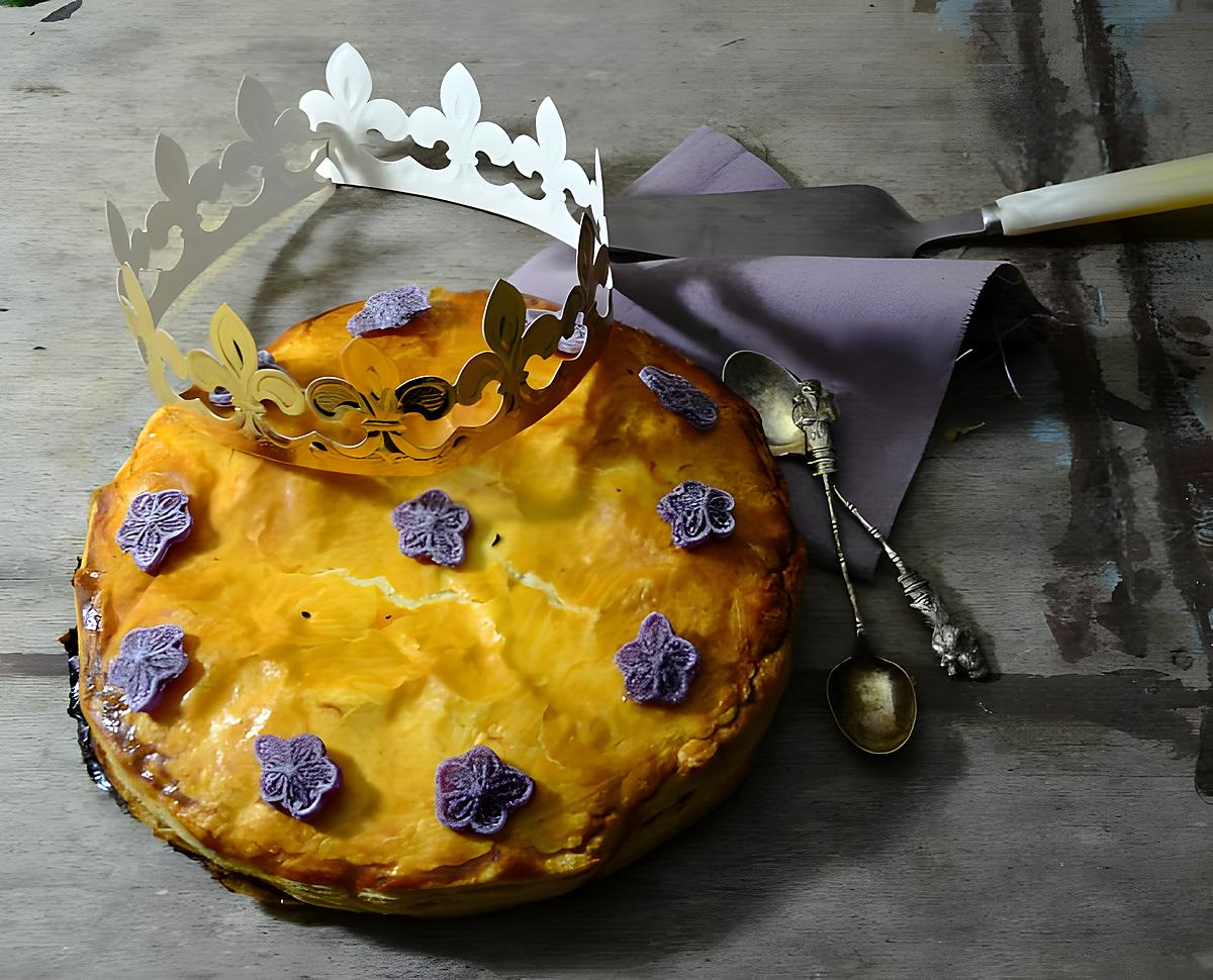 recette GALETTE DES ROIS A LA VIOLETTE DE TOULOUSE