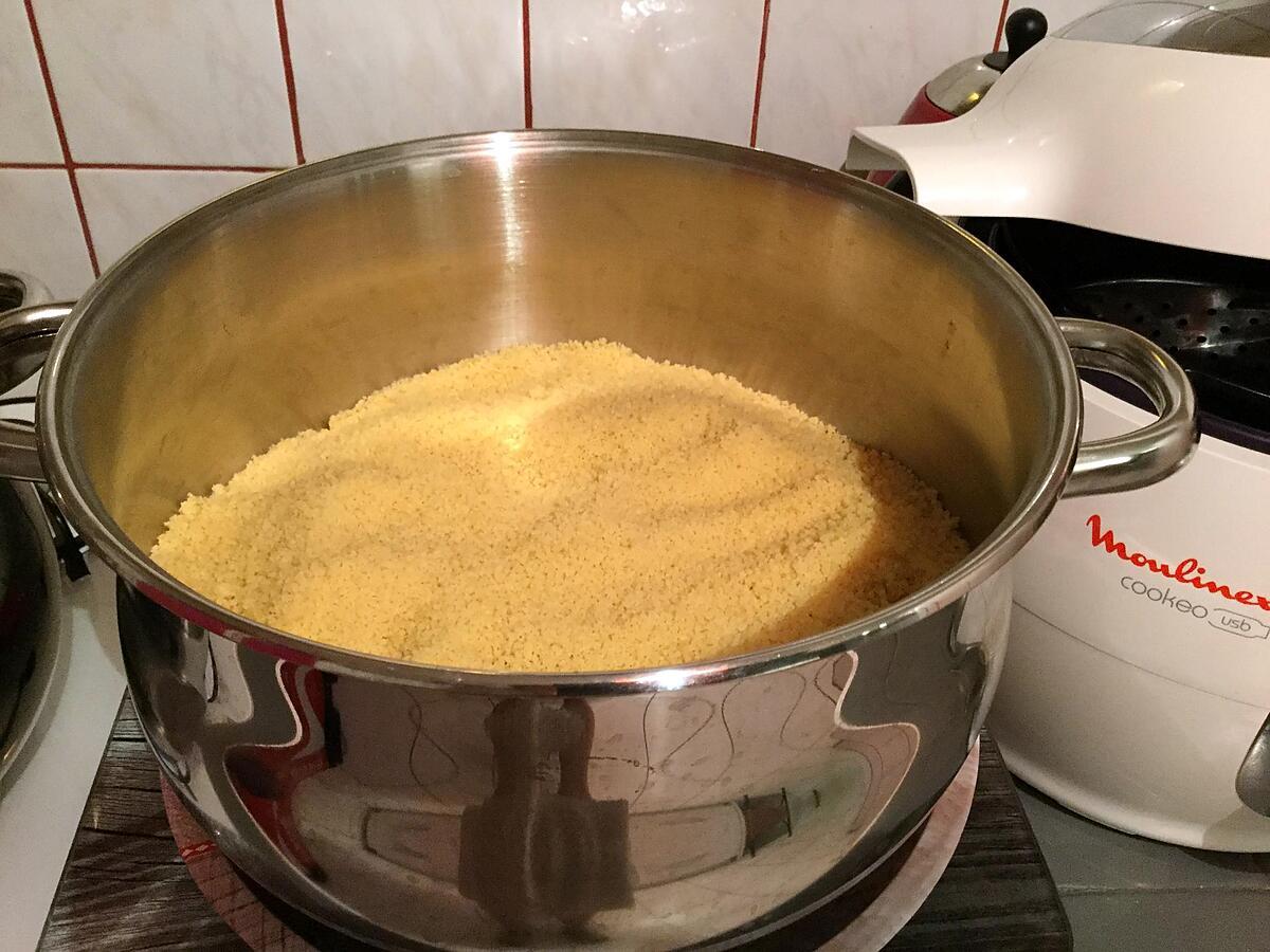 recette COUSCOUS aux légumes