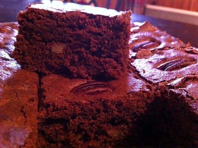 recette Brownie aux deux noix