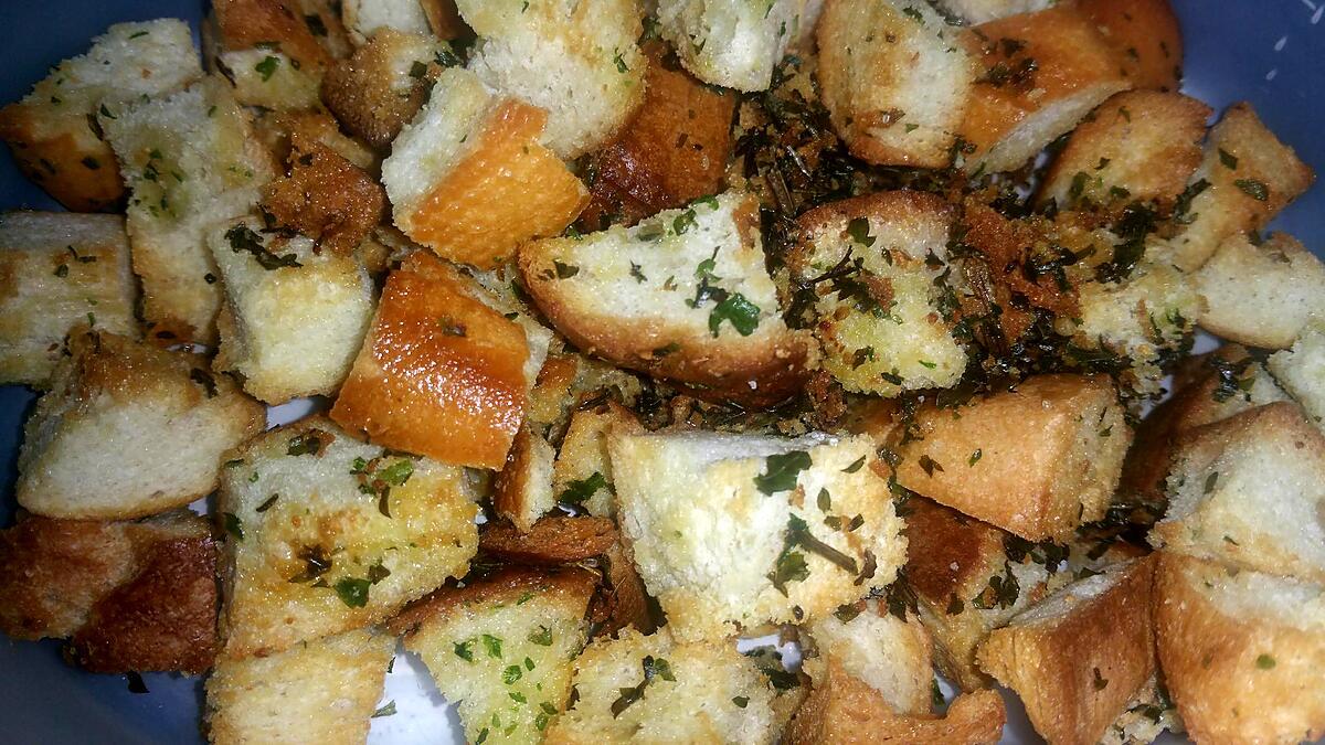 recette croutons maison