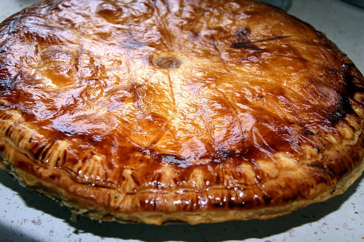 recette Galette des rois aux pommes confites à la cassonade