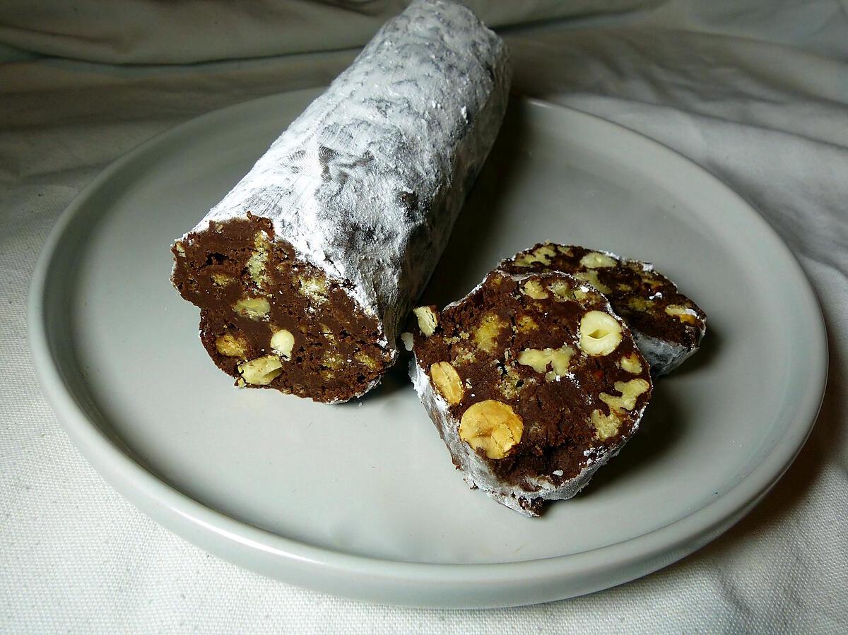 recette Saucisson au chocolat