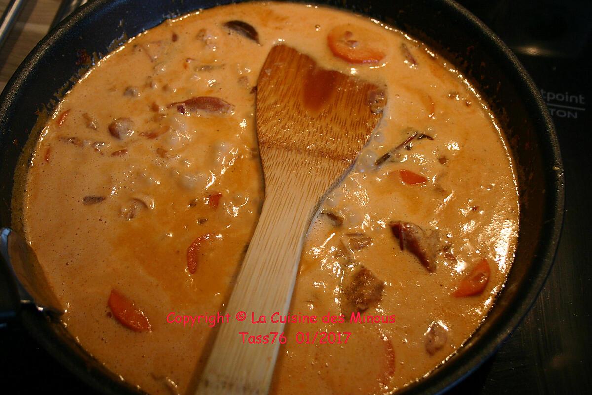 recette Ravioles de St.Jacques Sauce Coraillée