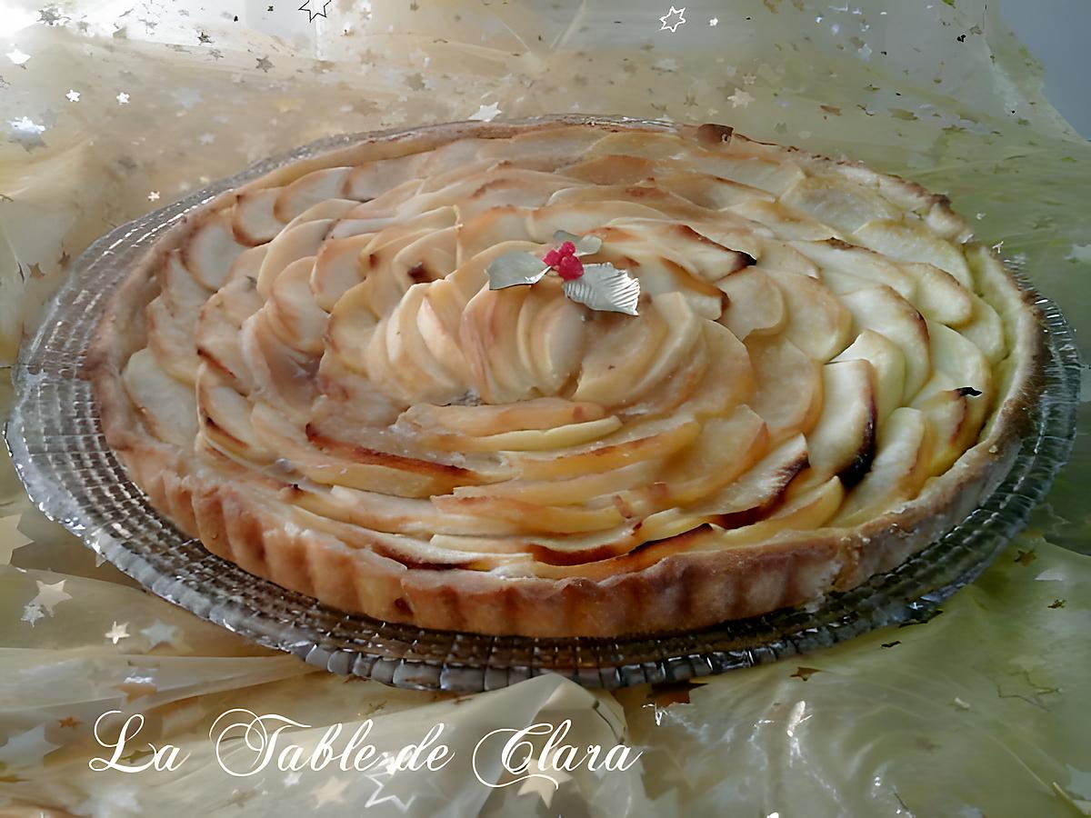 recette Tarte aux pommes à la cannelle