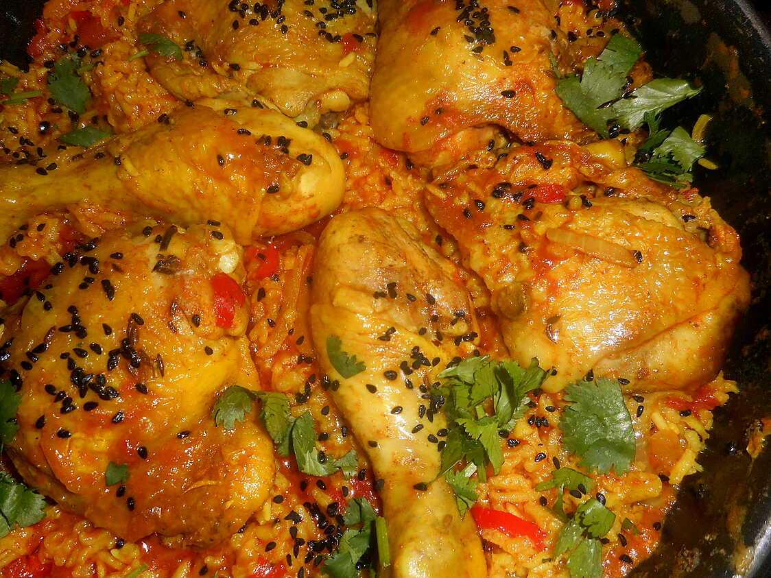 Poulet au riz épicé