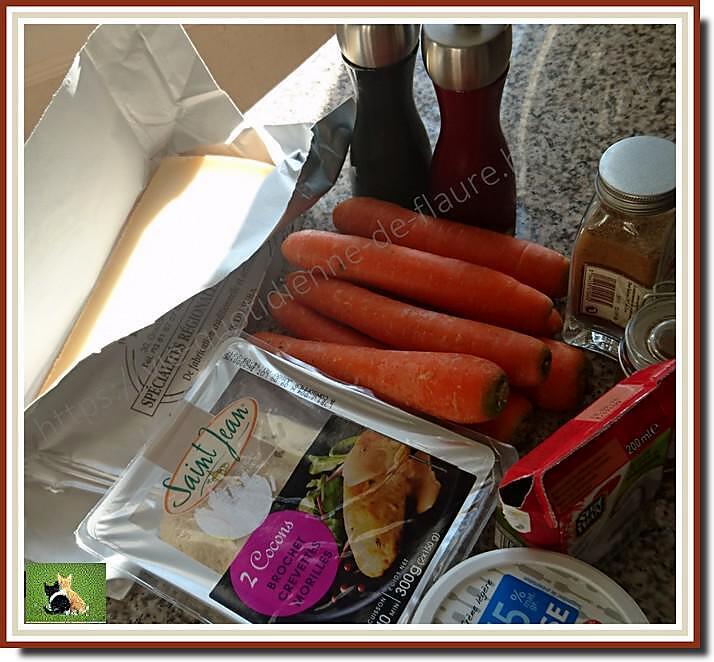 recette Quenelles de brochet au curry sur un lit de carottes