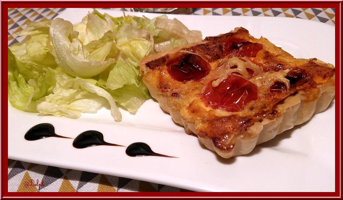 recette Tartelettes feuilletées à la tomate Cerise