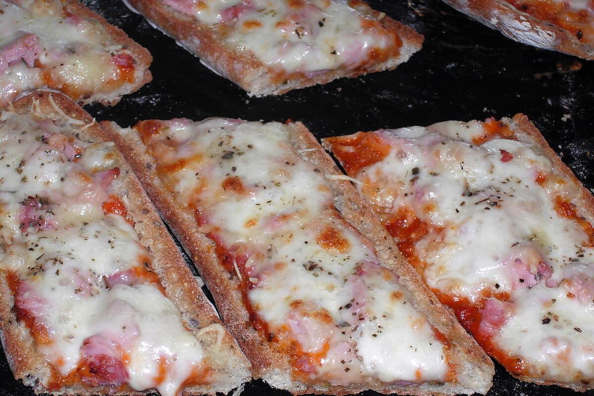 recette Baguette pizza