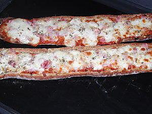 recette Baguette pizza