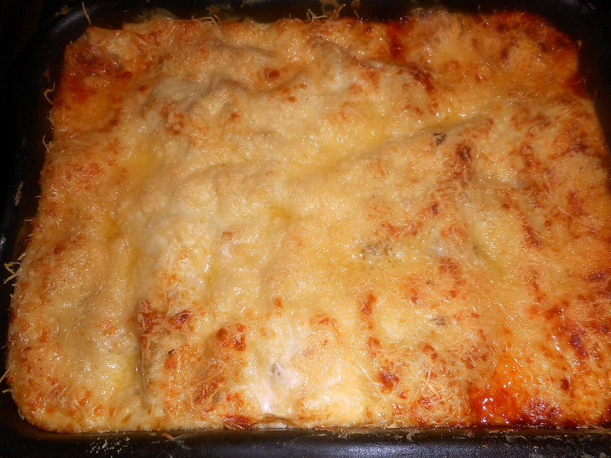 recette Lasagne au confit de canard