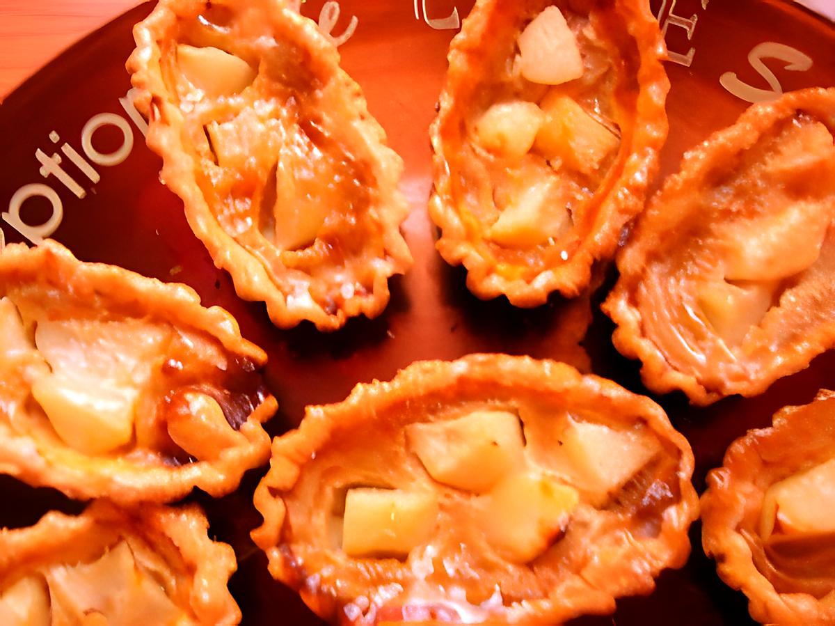 recette Tartelettes poires cappucino