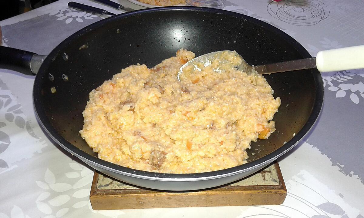 recette Risotto aux carottes et au chorizo