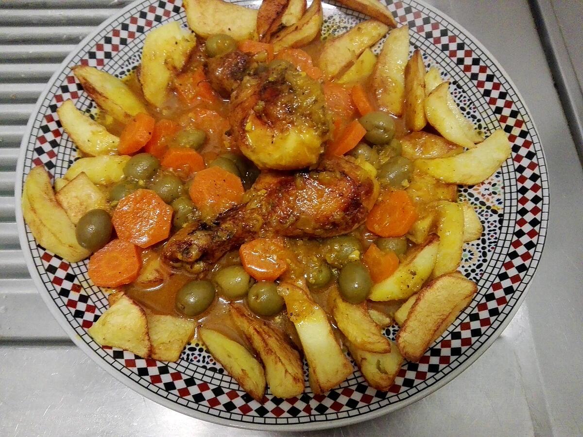 recette Poulet aux olives