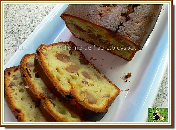 recette Deux recettes différentes de cakes garnis de marrons glacés