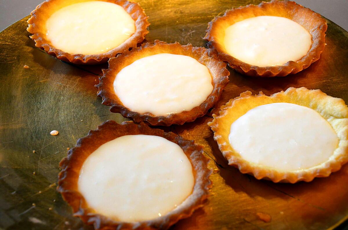 recette TARTELETTE CREME DE COCO ET LEMON CURD CITRON VERT