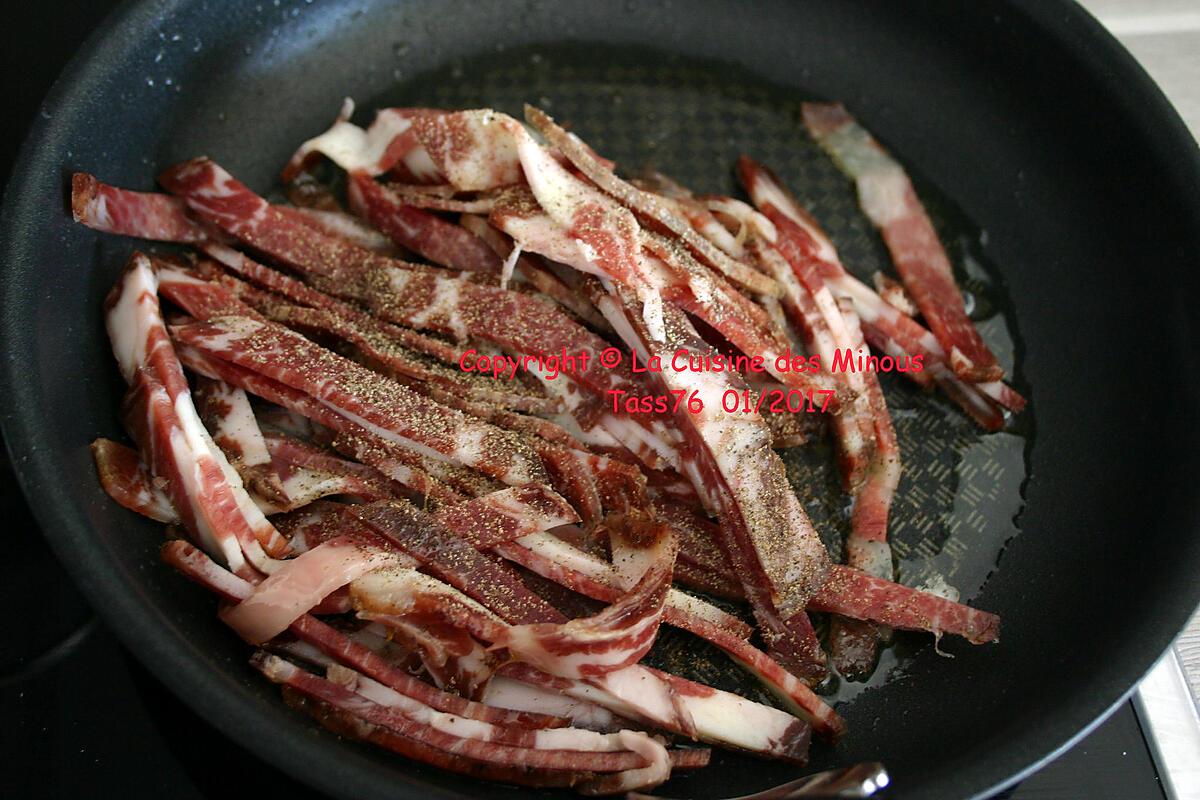 recette Spaghettis à la Carbonara