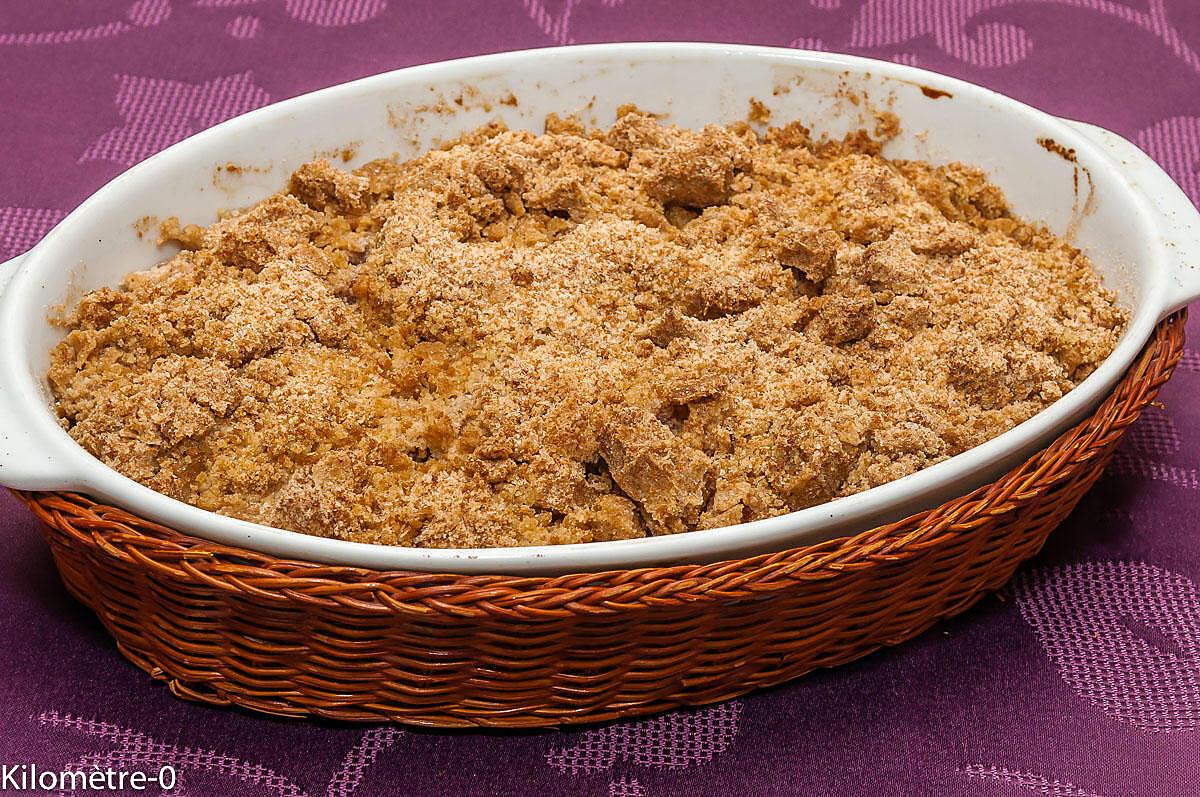 recette Crumble poires spéculoos