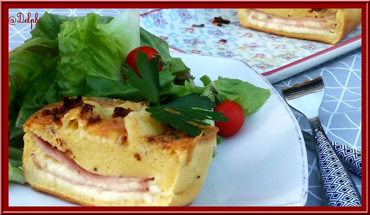 recette Cake au fromage de Raclette et Bacon