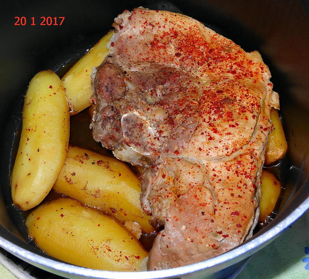 recette Rouelle de porc à la vapeur