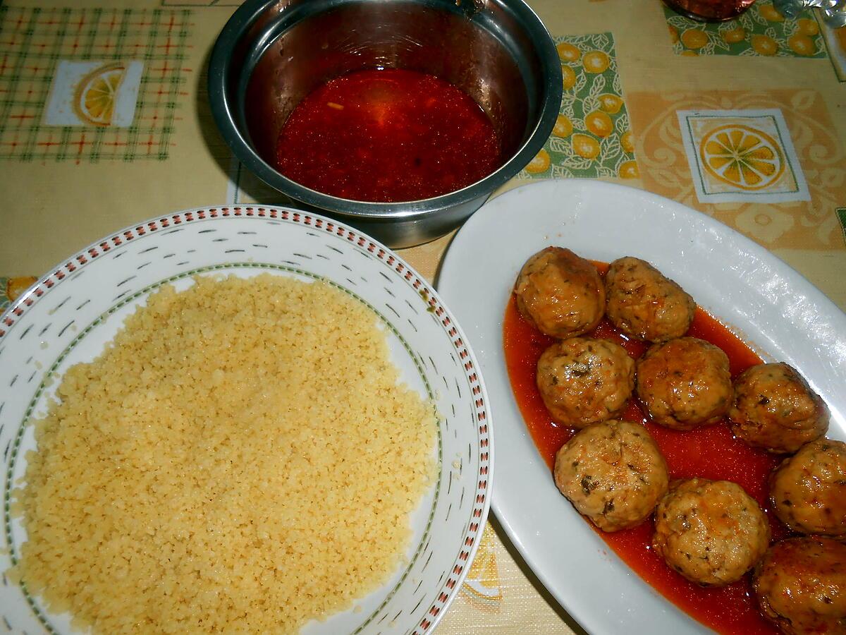 recette BOULETTES DE POULET AU BOUILLON