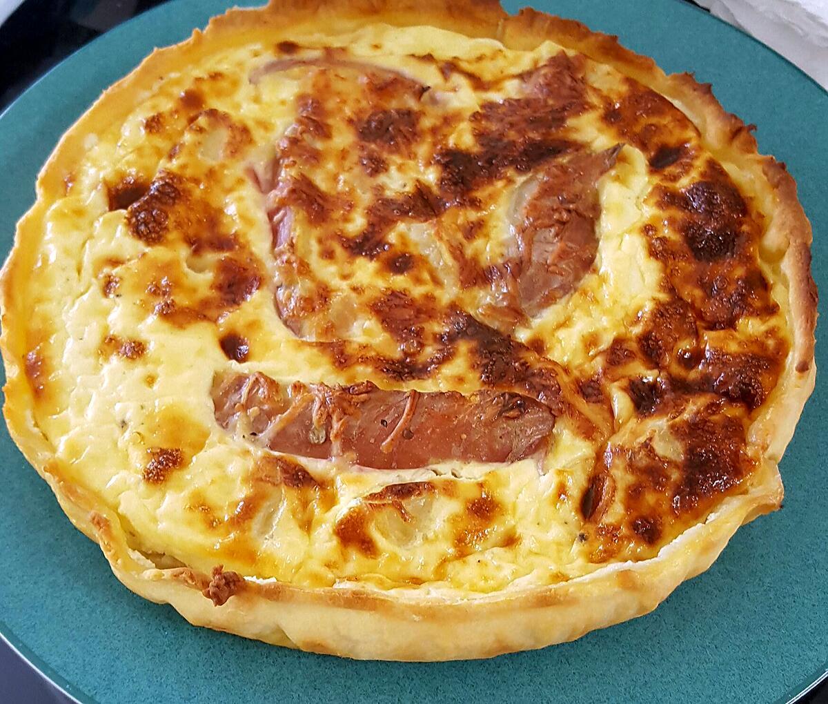 recette Quiche façon raclette