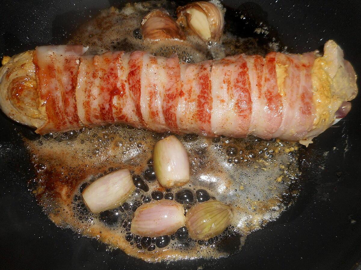 recette Filet mignon de porc au lard