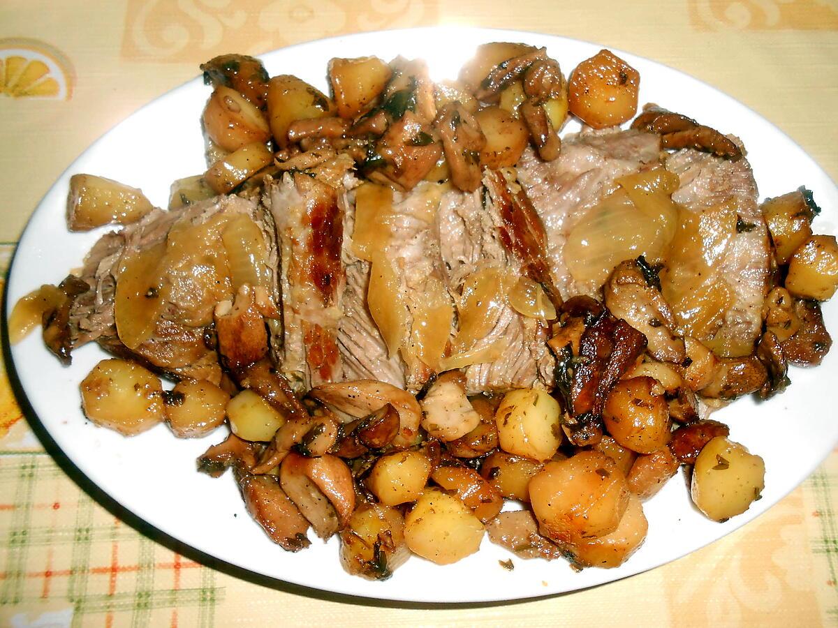 recette ROTI DE PORC A LA SARLADAISE