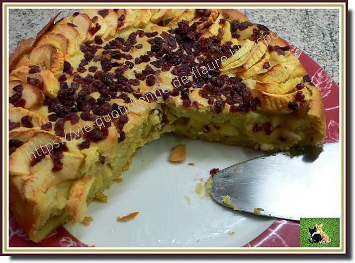 recette Gâteaux moelleux à la pomme et aux pépites de cranberries