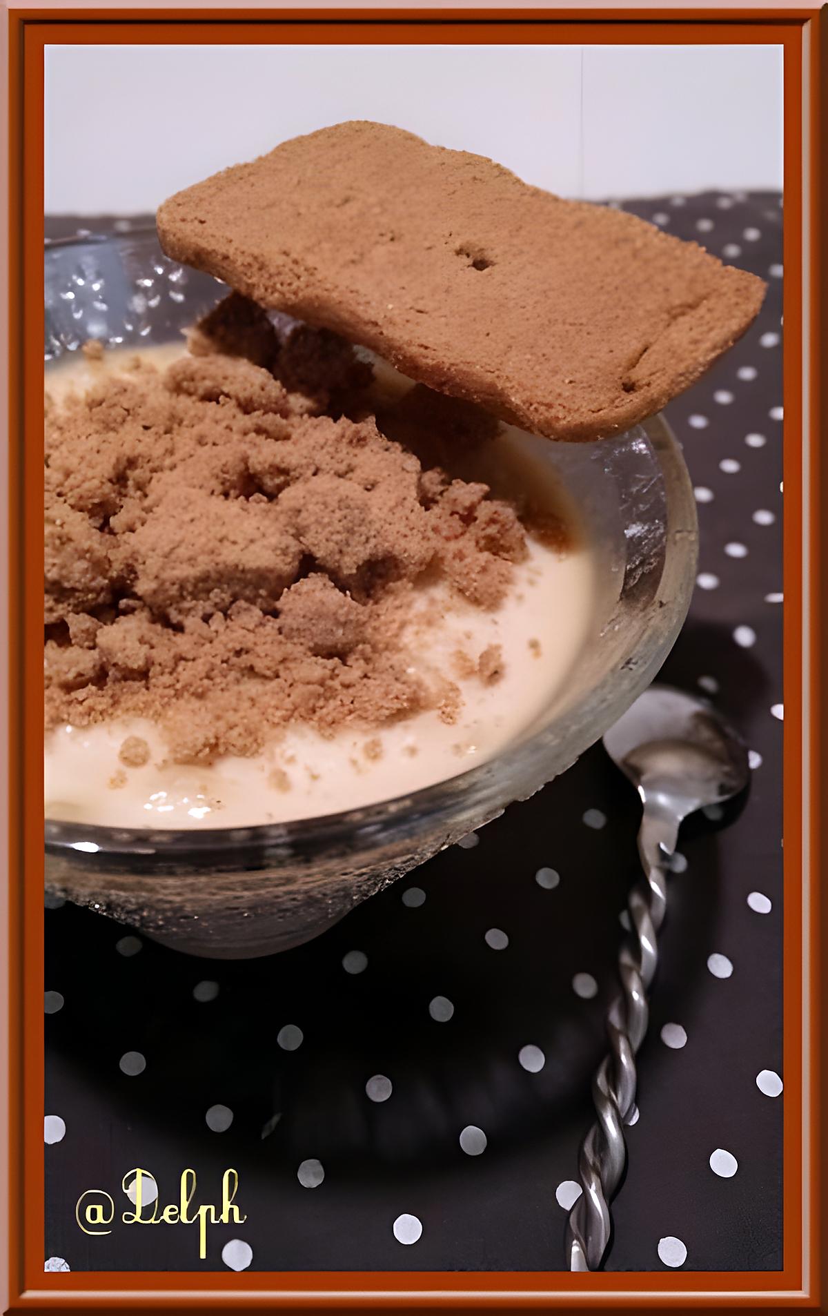 recette Riz au lait à la pâte de spéculoos