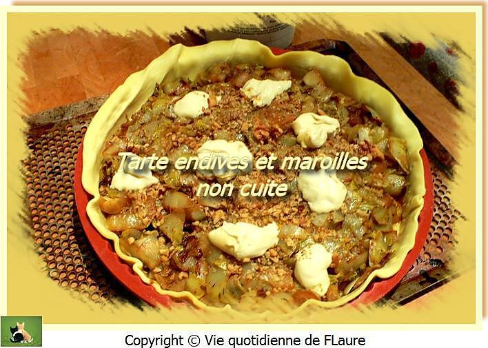 recette Tarte endives et maroilles