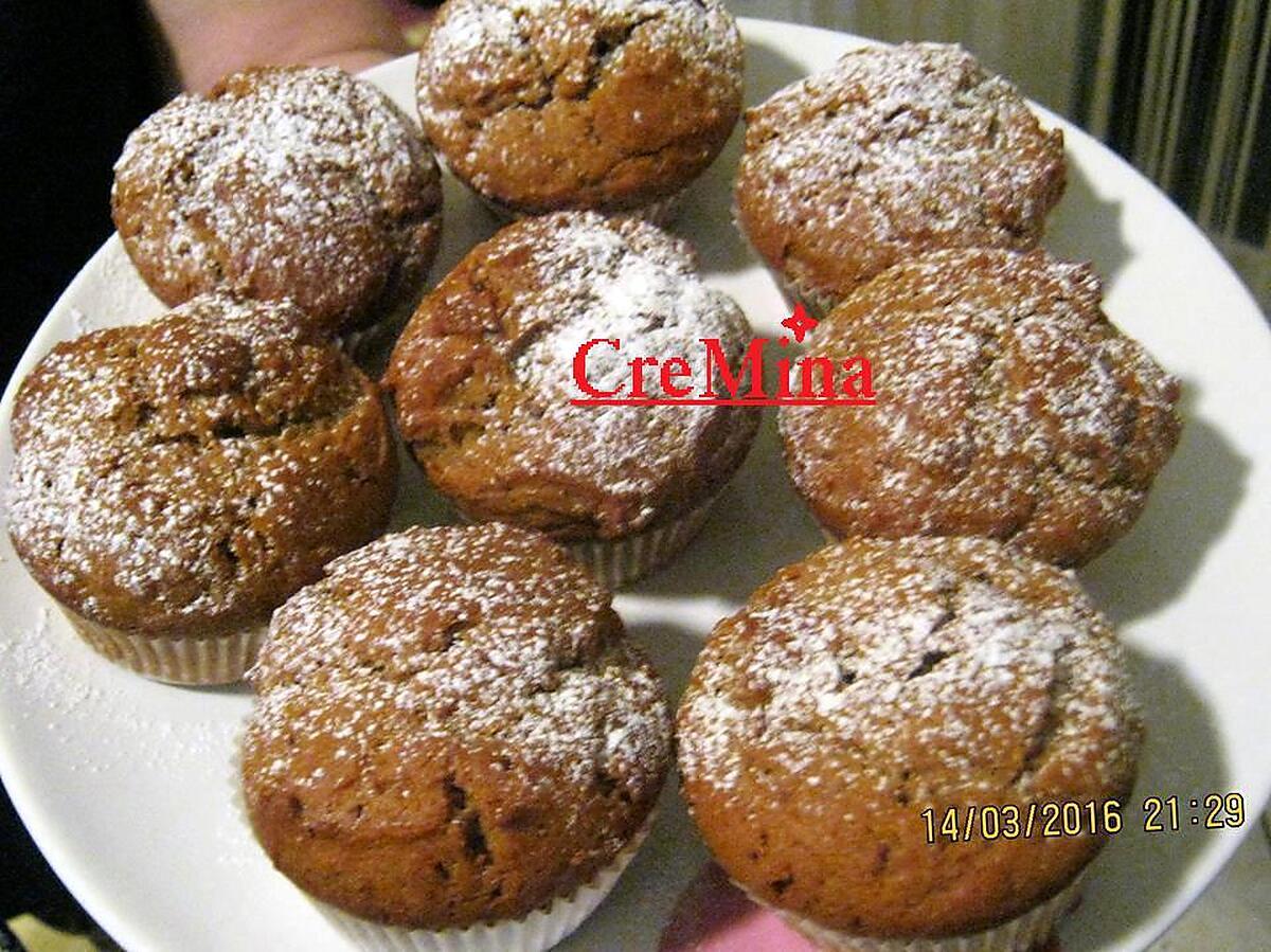 recette Muffins a la ricotta   et cacao