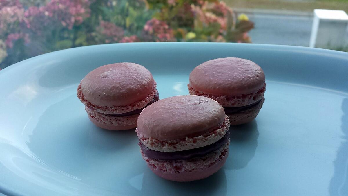 recette Macarons à la framboise